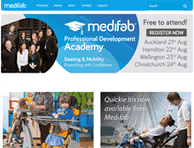 Tablet Screenshot of medifab.co.nz